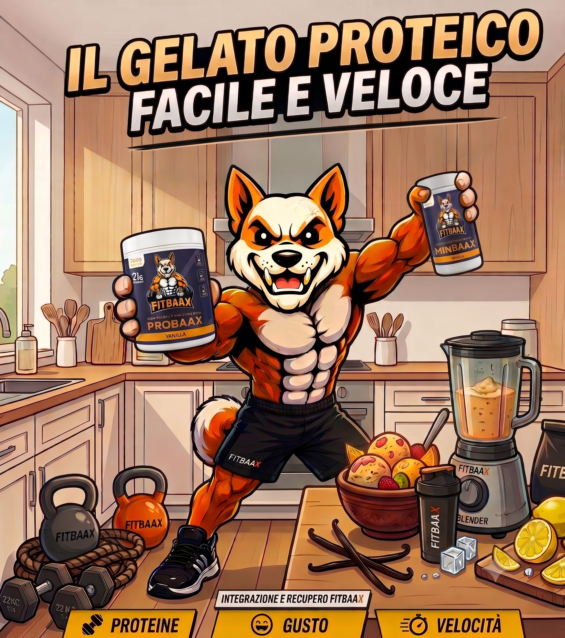 <p>Gelato proteico fatto in casa: la ricetta con macro e varianti</p>

